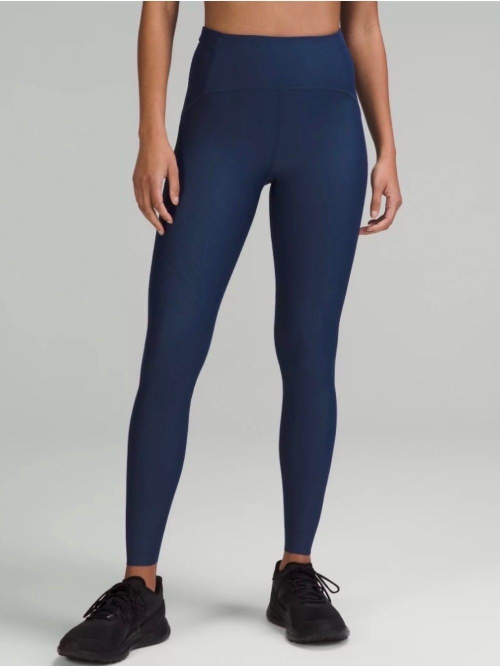 lululemon athletica Deep Navy High-Rise running tight - never worn